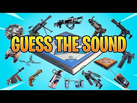 Guess The Fortnite Gun By The *SOUND* Fortnite Quiz (EXTREMELY DIFFICULT)