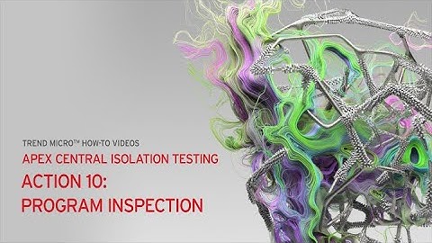 Apex Central Isolation Testing - Action 10: Program Inspection