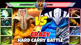 JUGGERNAUT (Carry) vs SVEN (Carry) - Epic Battle Of Normal Match Dota 2 Players - Z Dota 2