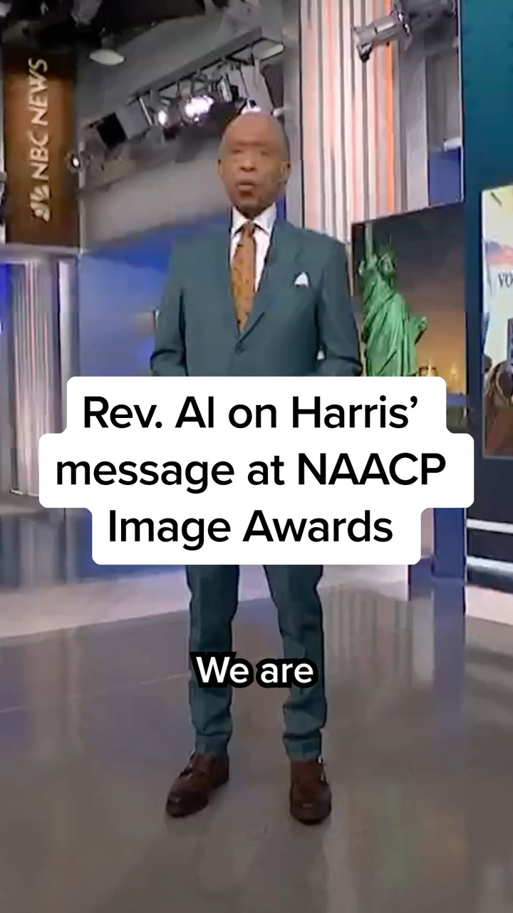 Rev. Al on Harris' message at NAACP image awards
