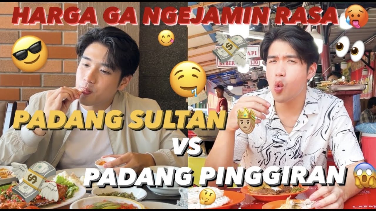 Victor Agustino Review Nasi Padang Sultan dan Nasi Padang Pinggir Jalan! Enak yang Mana, Ya?