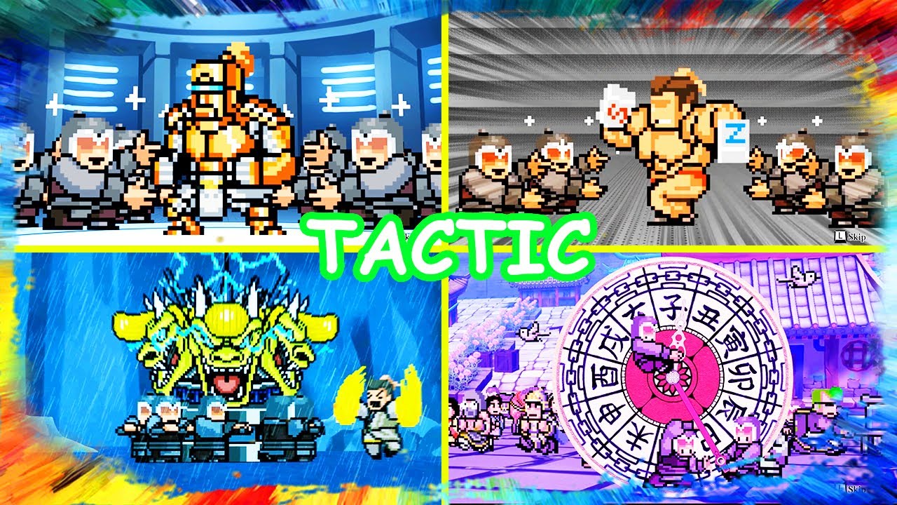 River City Saga: Three Kingdoms ALL TACTIC Attack