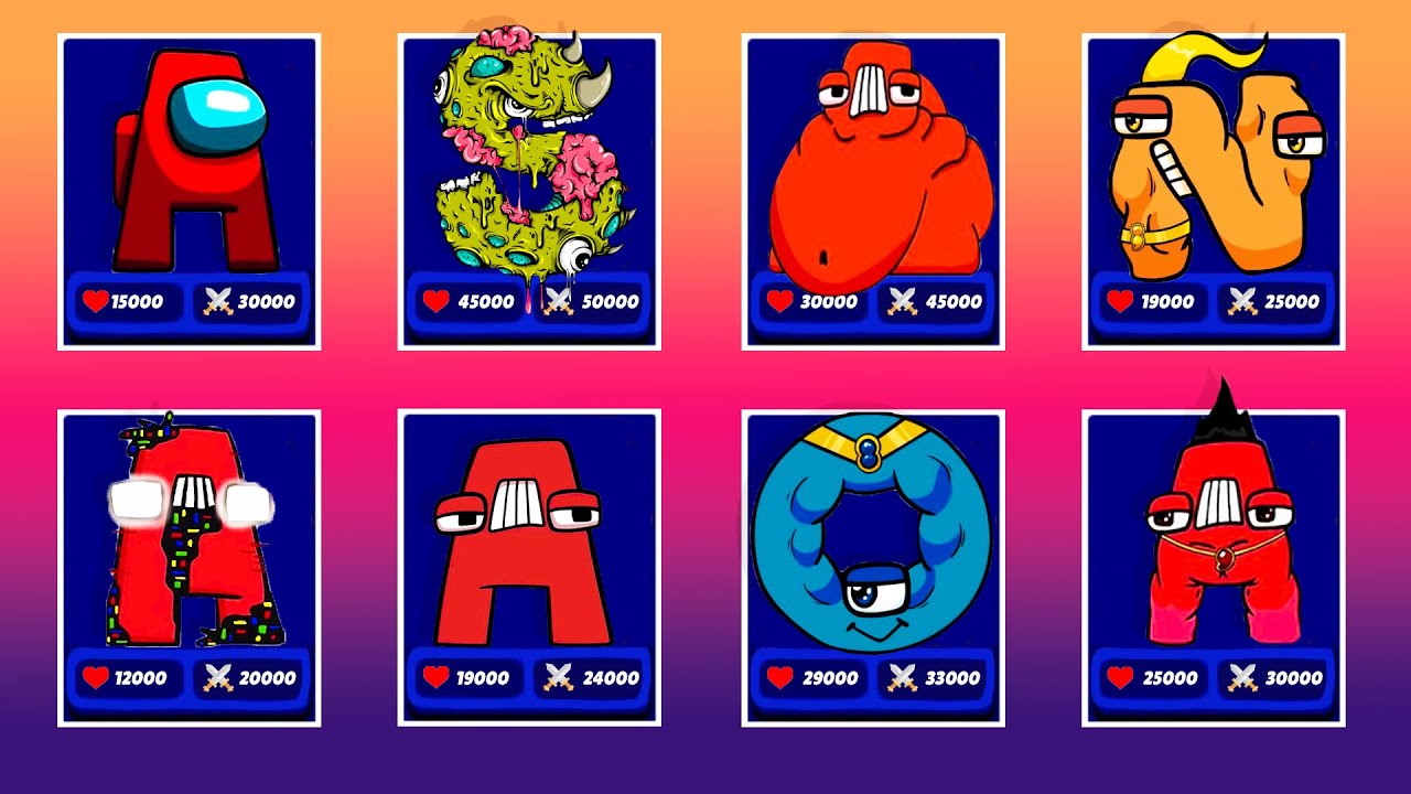 Merge Rainbow: Alphabet Lowercase | Merge Alphabet Monster - 1⭐SUPER MAX LEVEL Merge Battles