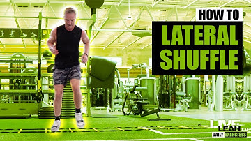 How To Do An AGILITY LADDER LATERAL SHUFFLE DRILL | Exercise Demonstration Video and Guide