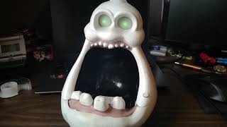 Gemmy Big Mouth Ghost Candy Bowl