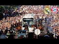 Amazing scenes as real madrid fans welcome the team bus ahead of cl semifinal against bayern munich