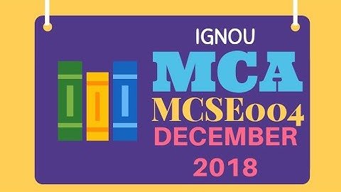 MCSE004 Numerical and Statistical Computing December 2018 | SelfStudies #mcse004 #mcse004_tutorial