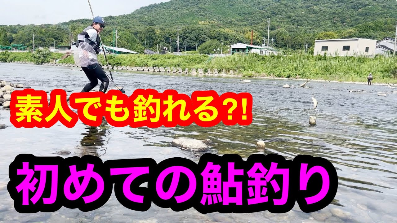 【鮎の友釣り】ど素人が鮎の友釣りしたら釣れるのか！？