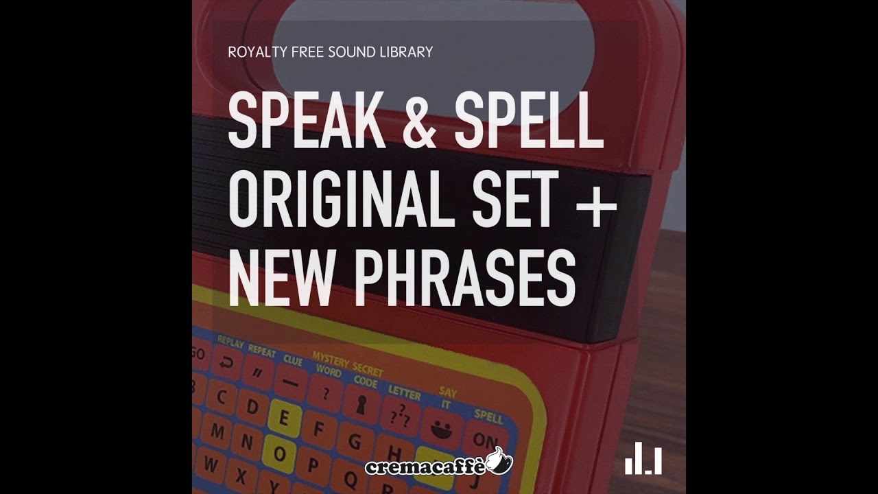 Speak & Spell - Royalty Free Sound Library