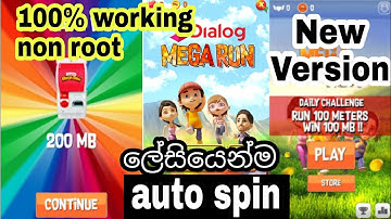 mega run auto spin | mega run hack