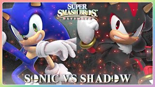 Super Smash Bros Ultimate Battles - Sonic vs Shadow (CPU vs CPU)