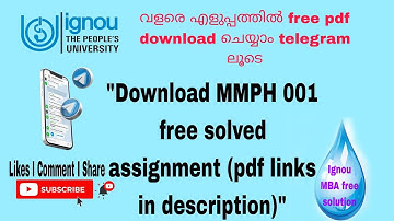MMPH 001 free solved assignment  pdf links in descriptions