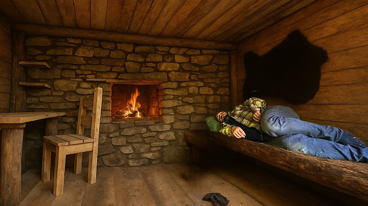 Built a Hidden Survival Bunker. Warm Shelter in the Forest