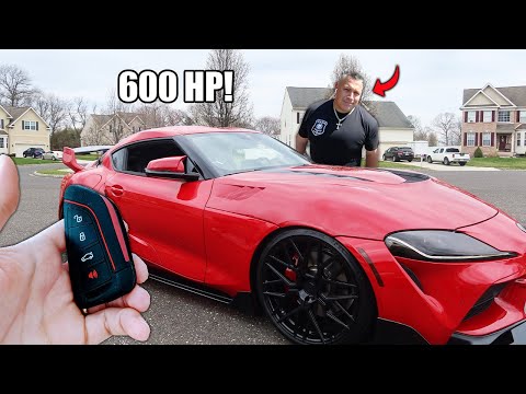 I Let My DAD Drive My 600HP Toyota SUPRA!