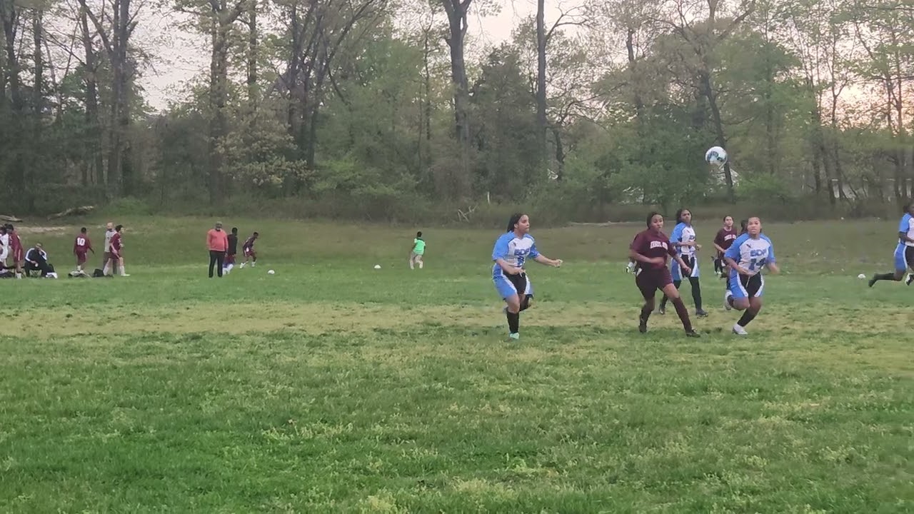 Amari's 1st soccer game, BDF vs Ernest Just Middle school