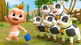 Moo Moo Cow Nursery Rhymes | Old MacDonald Had A Farm | Imagine Kids Songs & Nursery Rhymes