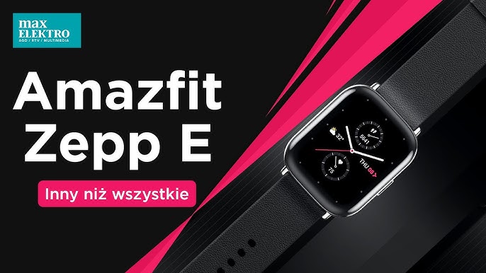 Reloj Inteligente Amazfit Zeep E Square Negro 1567-i