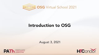 Introduction to OSG