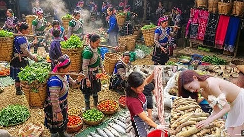 Ẩm Thực chợ phiên vùng cao Gây Mê & Và Đồ Rừng Quý/ dân vùng cao ,