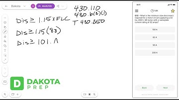 Motor Disconnect Sizing | Journeyman & Master Electrical Exam Prep (2023 NEC)