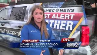 Kmbc's first alert weather team heads to indian hills middle school
wednesday. subscribe kmbc on now for more: http://bit.ly/1fxgvrh get
more kans...