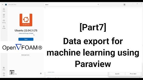 [Part7] [OpenFoam] data export for Machine Learning using Paraview
