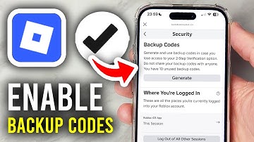 How To Enable Backup Codes On Roblox - Step By Step