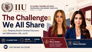 The Challenge We All Share | Designing Student-Centered Classrooms with Differentiation, UDL & AI