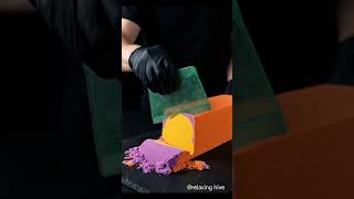 Oddly Satisfying Kinetic Sand Slicing ASMR #KineticSand #SandCutting #OddlySatisfying #RelaxingASMR