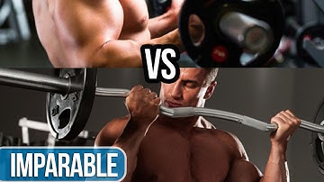 Curl de Biceps | Curl con barra recta vs barra z