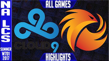 Cloud 9 vs Phoenix1 Highlights ALL GAMES Week 7 NA LCS Highlights Summer 2017 C9 vs P1