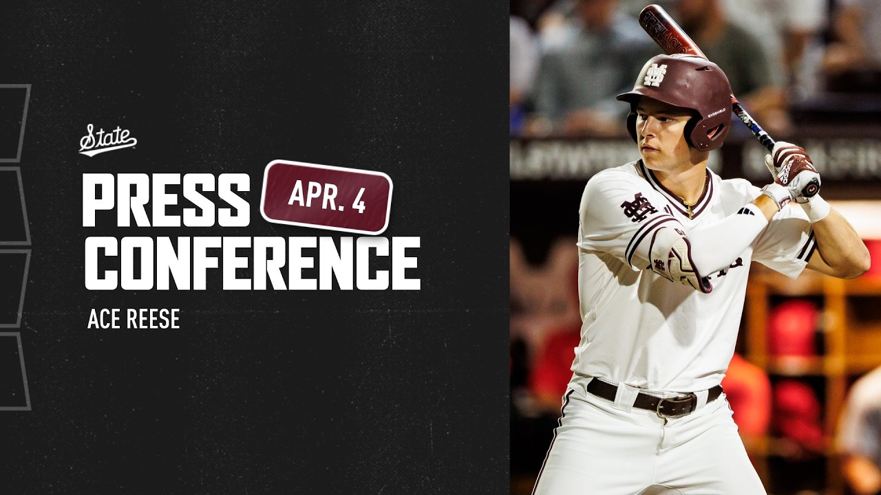 Ace Reese Georgia Postgame Press Conference (Game 3) - 4/4/26 replay thumbnail
