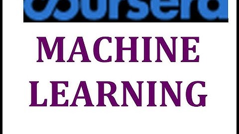 Machine Learning | Coursera | All Quiz Answers
