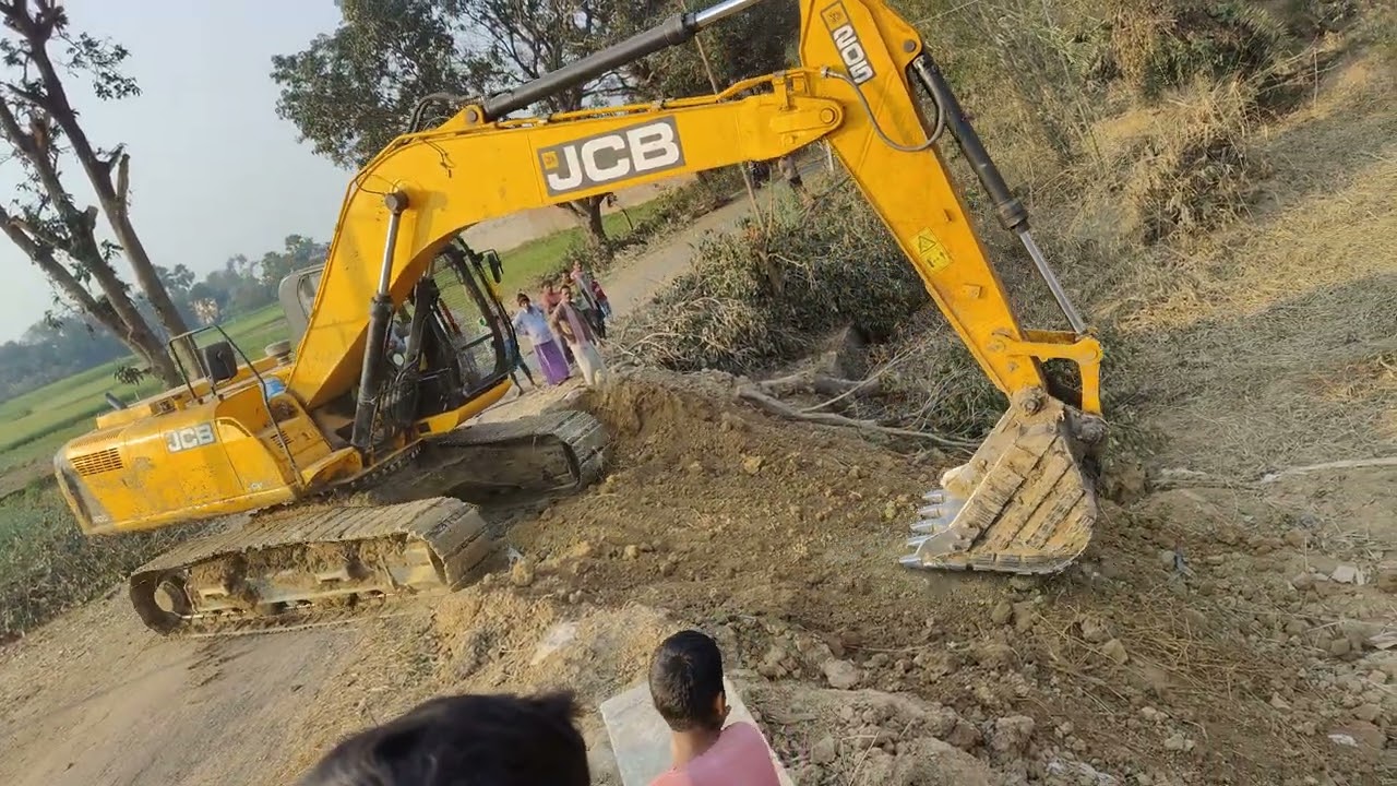 JCB itna gadha mein kaise utar jata hai bhai 🌎🇮🇳🌎🇮🇳bihar