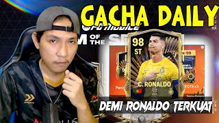 GACHA DAILY HARIAN & EXCHANGE DEMI RONALDO OVR 98 !  FC MOBILE