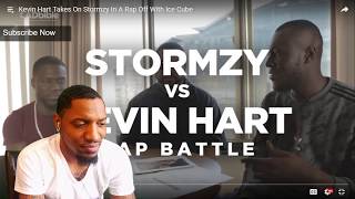 Kevin Hart Kills On Stormzy In A Rap Off With Ice Cube | REACTION