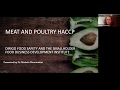 Meat and Poultry HACCP online course session 1