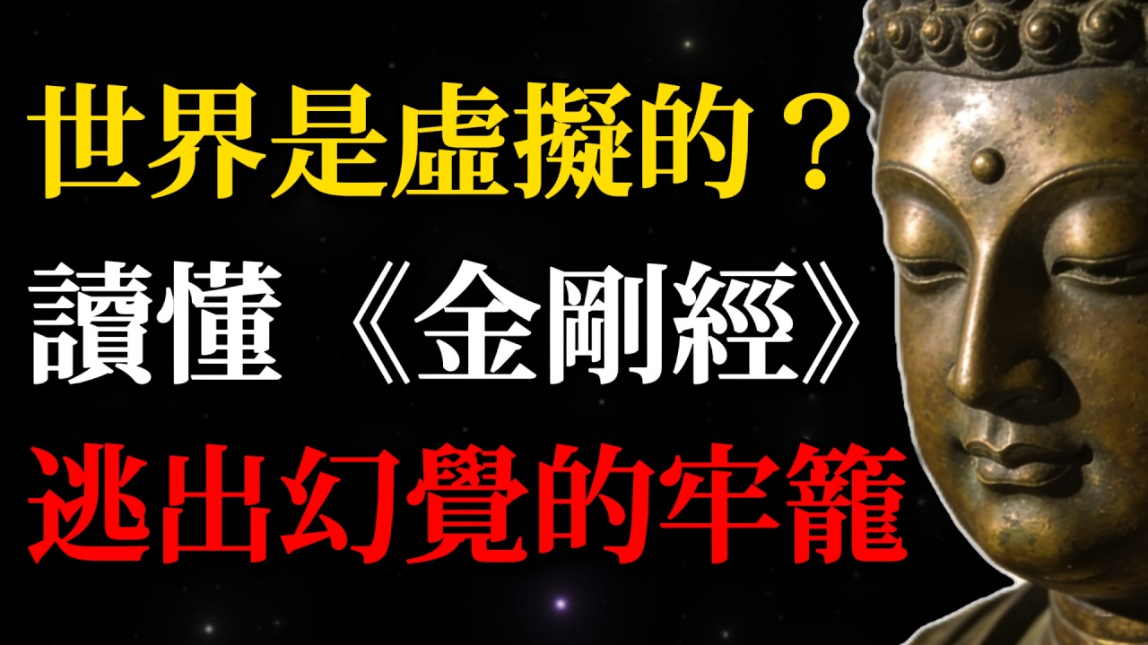 世界是虛擬的？你的大腦一直在欺騙你，讀懂《金剛經》，逃出這個焦慮內耗的牢籠！#金剛經#佛學智慧#自我成長#禪心之道#認知覺醒#開悟#焦慮#唯識#生命真相#意識真相#靈性#禪修#因果#正念#佛陀#修行