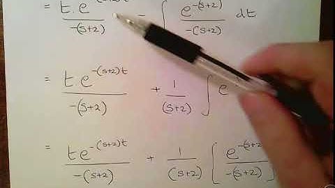 Laplace Transform From First Principles - Example 2