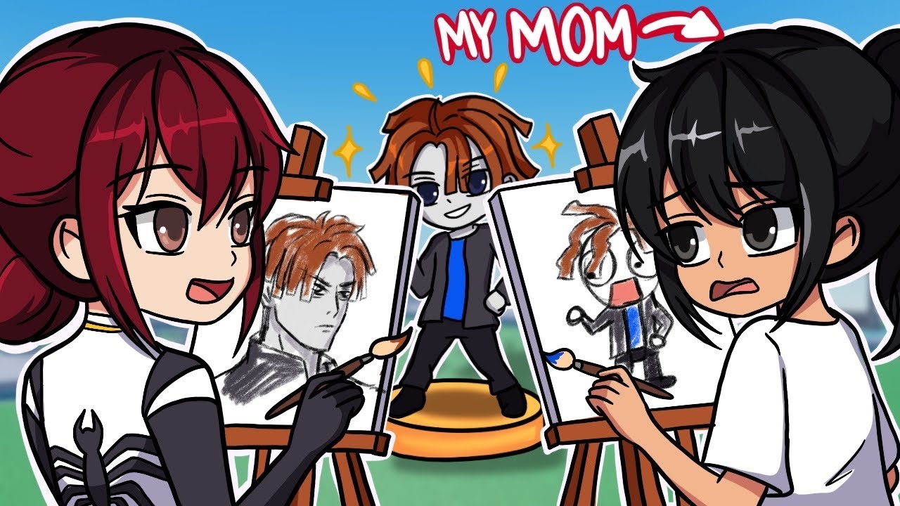 Рисую аватары людей в DRAW ME против моей МАМЫ