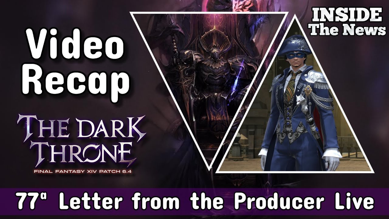 FFXIV Endwalker - 77ª PLL VIDEO RECAP (ITA) - Patch 6.4 The Dark Throne