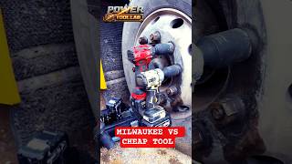 Milwaukee vs Budget Impact Wrench 🔥 Truck Lug Nut Torque Test! Who Wins? #Tools #shortsfeed