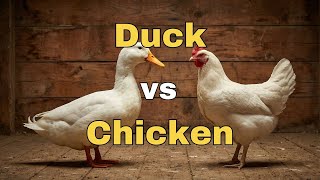 Duck vs Chicken: Why Ducks Float and Chickens Don't? Experiment Can Chickens Swim Chickens Vs Duck