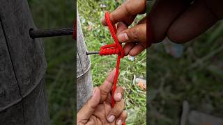 The Easiest Rope Knot You'll Ever Learn 👍#Shorts #RopeKnot #KnotTutorial #RopeTrick #DIY #LifeHack