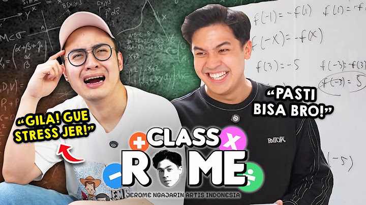 NGAKAK! TES MATEMATIKA MEDY RENALDY, SAMPE STRESS!? | JEROME NGAJARIN ARTIS INDONESIA