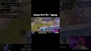 scout kala hit spray #bgmi #jonathan #godlike #scoutop #scout