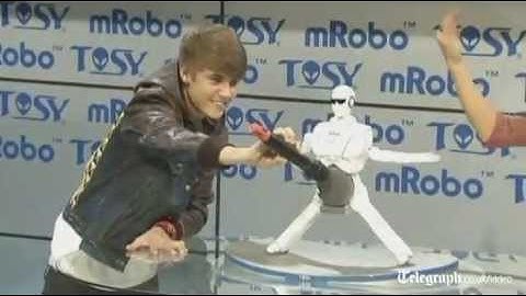 CES 2012: Justin Bieber unveils robot speakers from TOSY Robotics