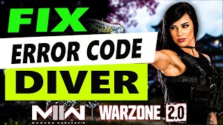 Error code #diver mw2 fix | Warzone 2.0/#modernwarfare2 error code DIVER || by borntoplaygames