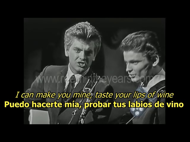 All I Have To Do Is Dream - Everly Brothers (LYRICS/LETRA)  [60s] class=