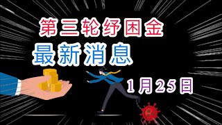 第三轮纾困金 | 第三轮补助金 ，经济刺激计划最新消息，“调解法案”和“程序性阻挠议事”，1月25日